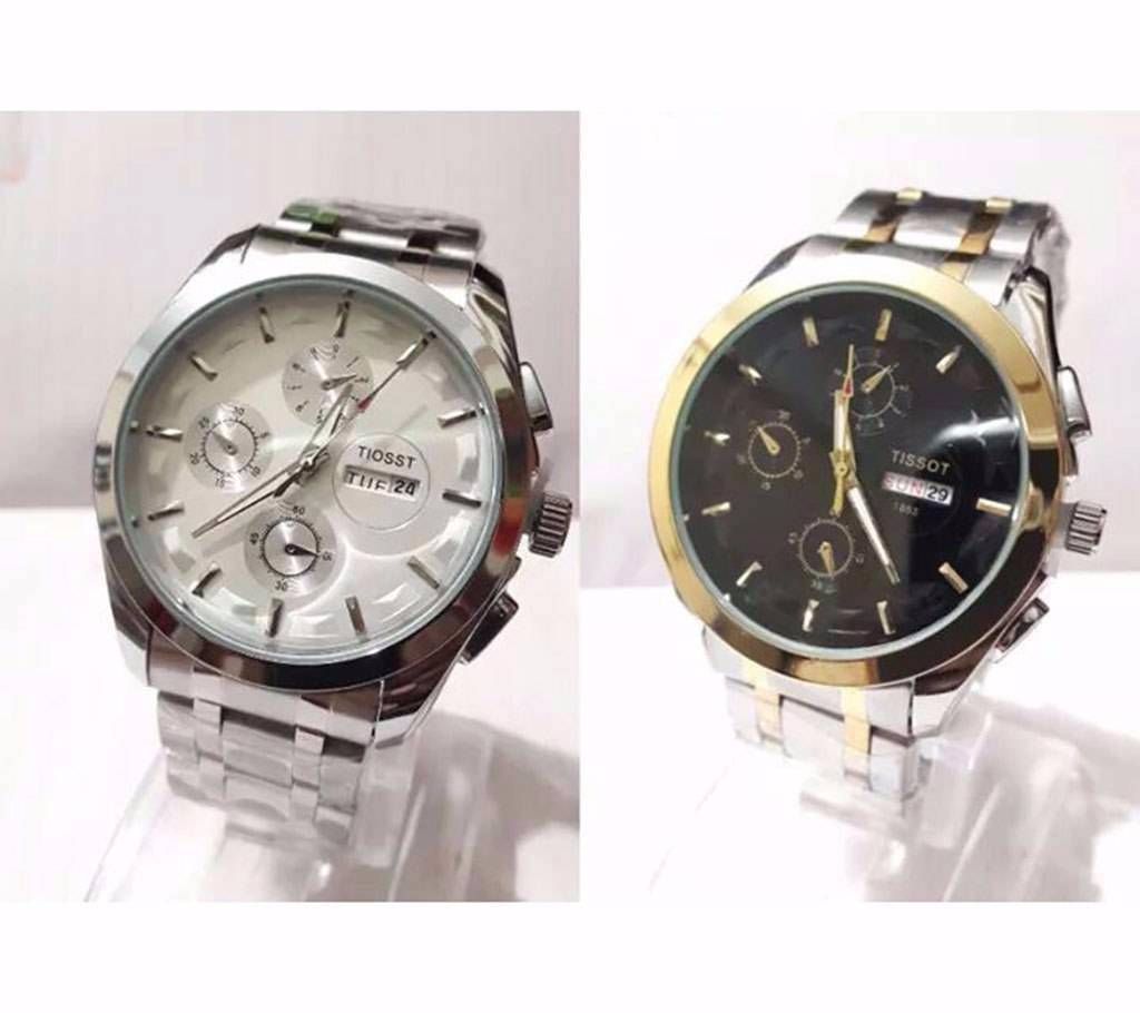 Tissot Mens Wrist Watch (Copy) 2pcs Combo