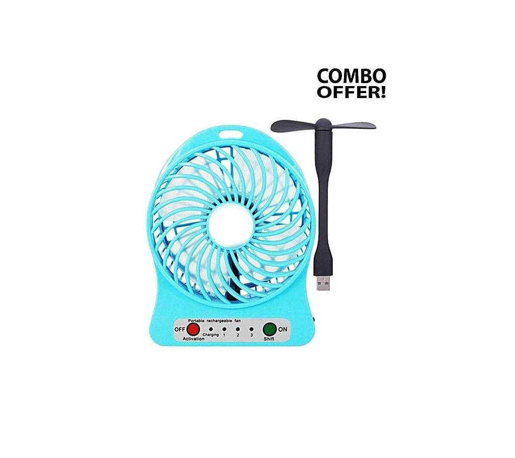 Rechargeable Mini Portable Fan with USB Fan