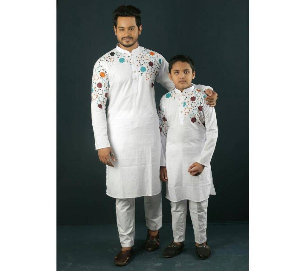 Combo Panjabi with Printed Design 