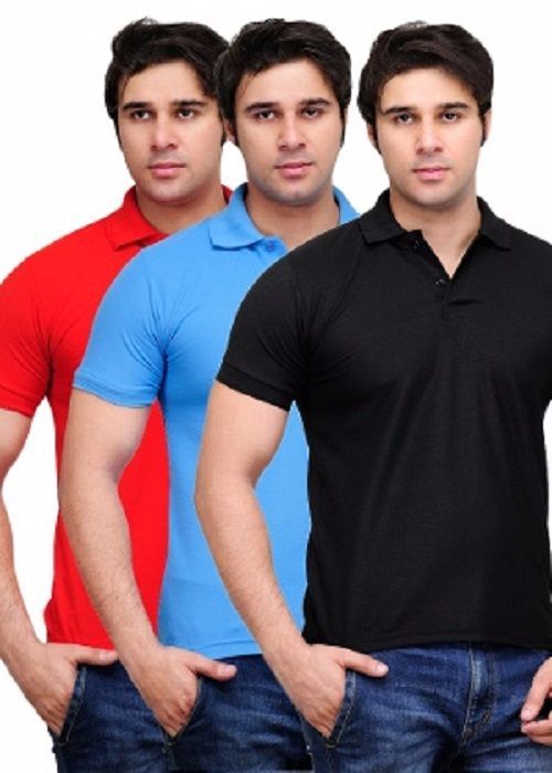 Men's Polo Shirt 3pc Combo Pack
