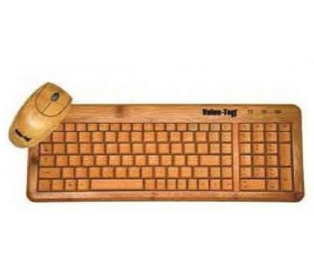 Echo-Friendly Bamboo Keyboard and Mouse Combo Offer