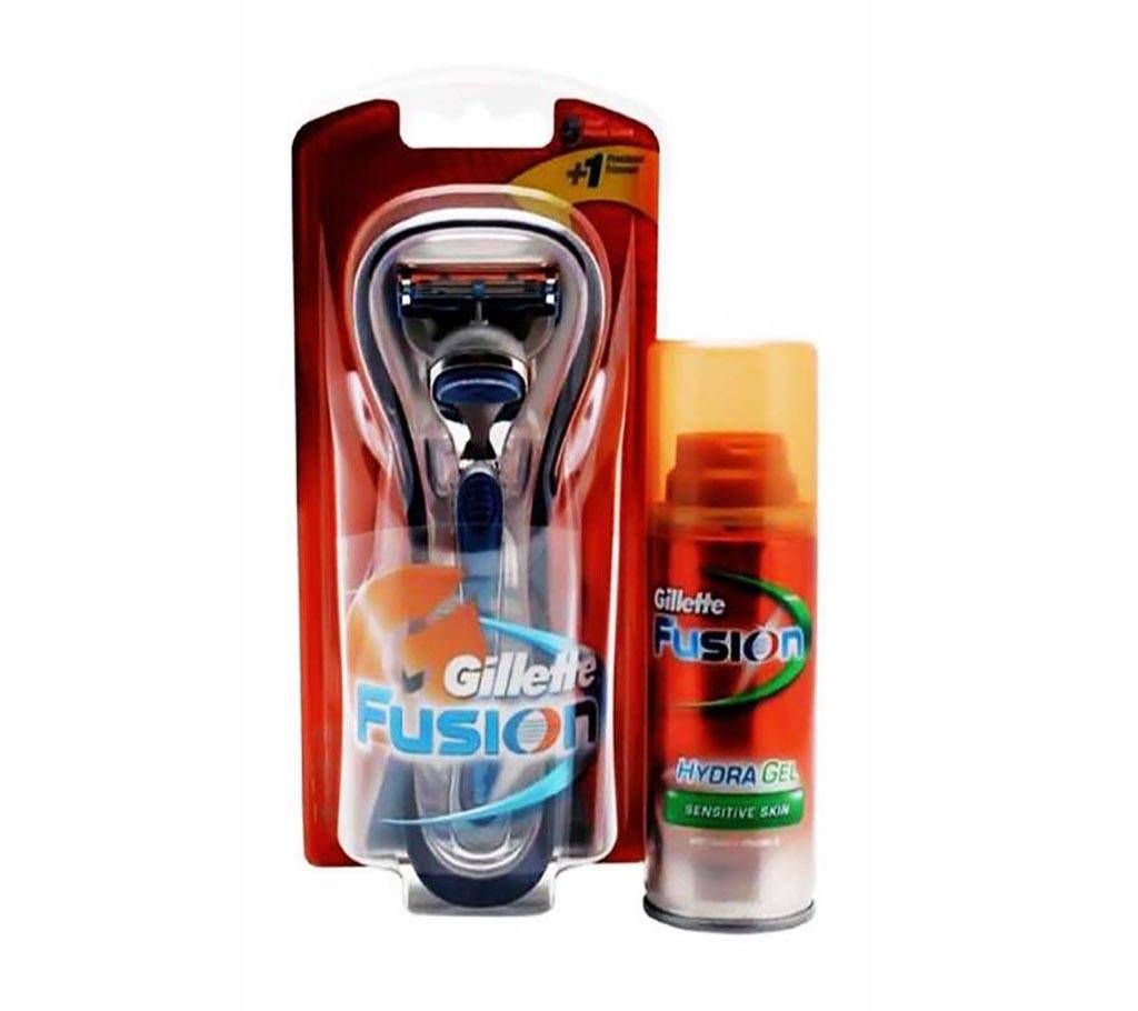 Gillette Fusion Power Razor with Free Hydra Gel 75ml