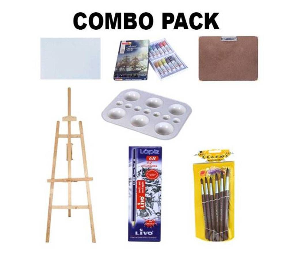 Artists Accessories Combo Set - 7pcs (Combo Pack)