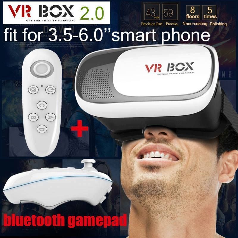 VR BOX Ver.2 Virtual Reality glass+game pad combo