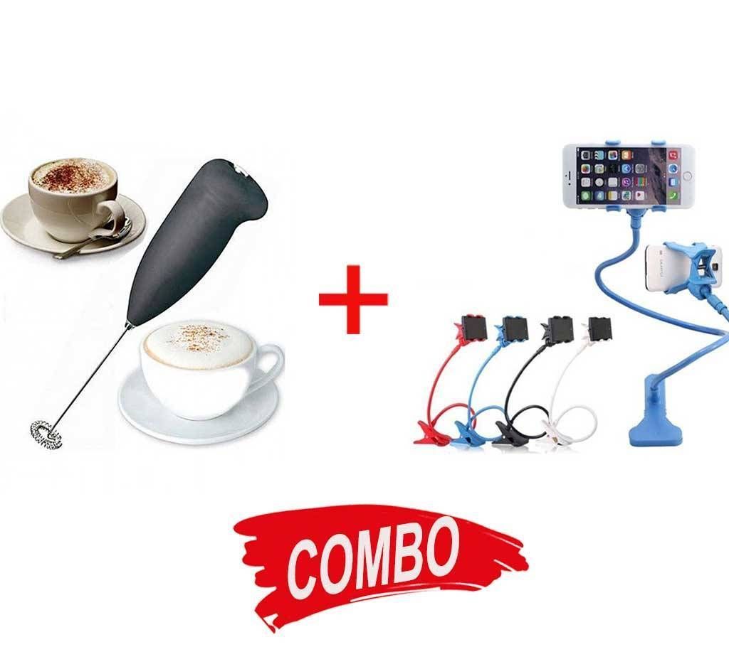 Handy Coffee Mixer + Rotating Mobile Stand Combo Offer