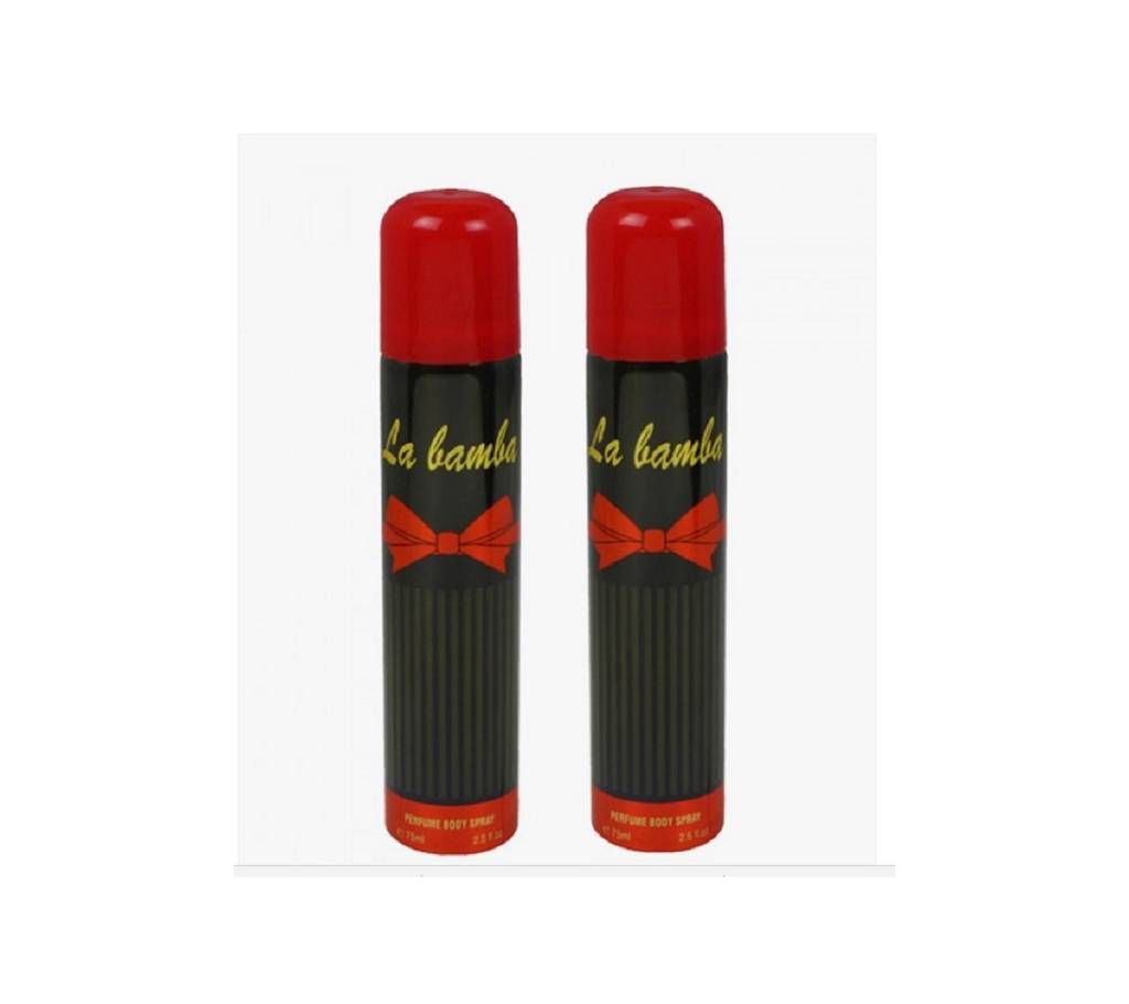 LaBamba Body Spray 75ml 2pcs Combo