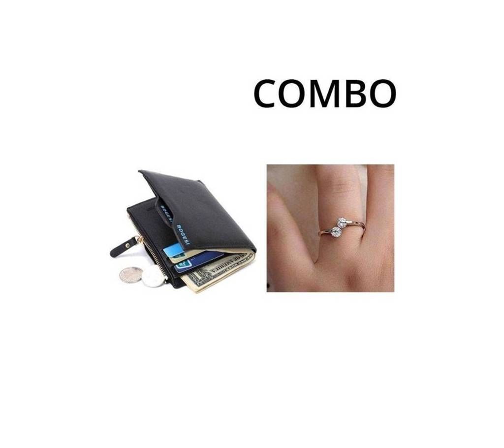 Wallet-Finger Ring combo