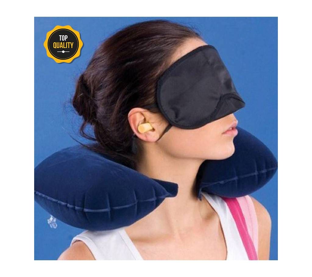 3 in 1 Travel Pillow and Eye Mask