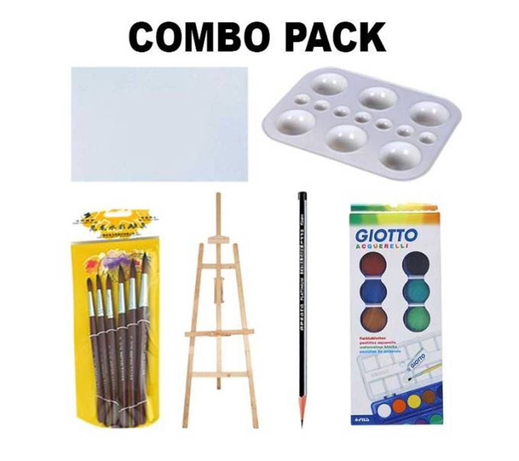Artists Accessories Combo Set - 6pcs (Combo Pack)
