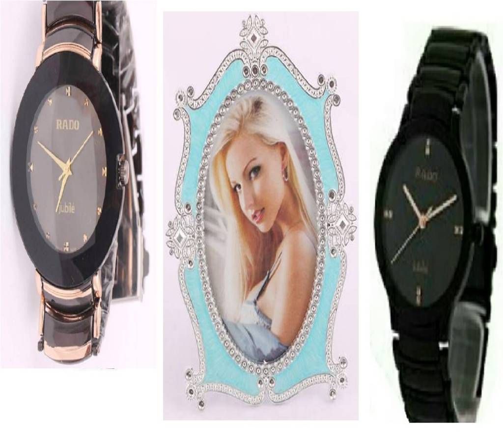 RADO Ladies Watch (copy) + Photo Frame (1 Photo Holder) + RADO Gents Watch (copy)
