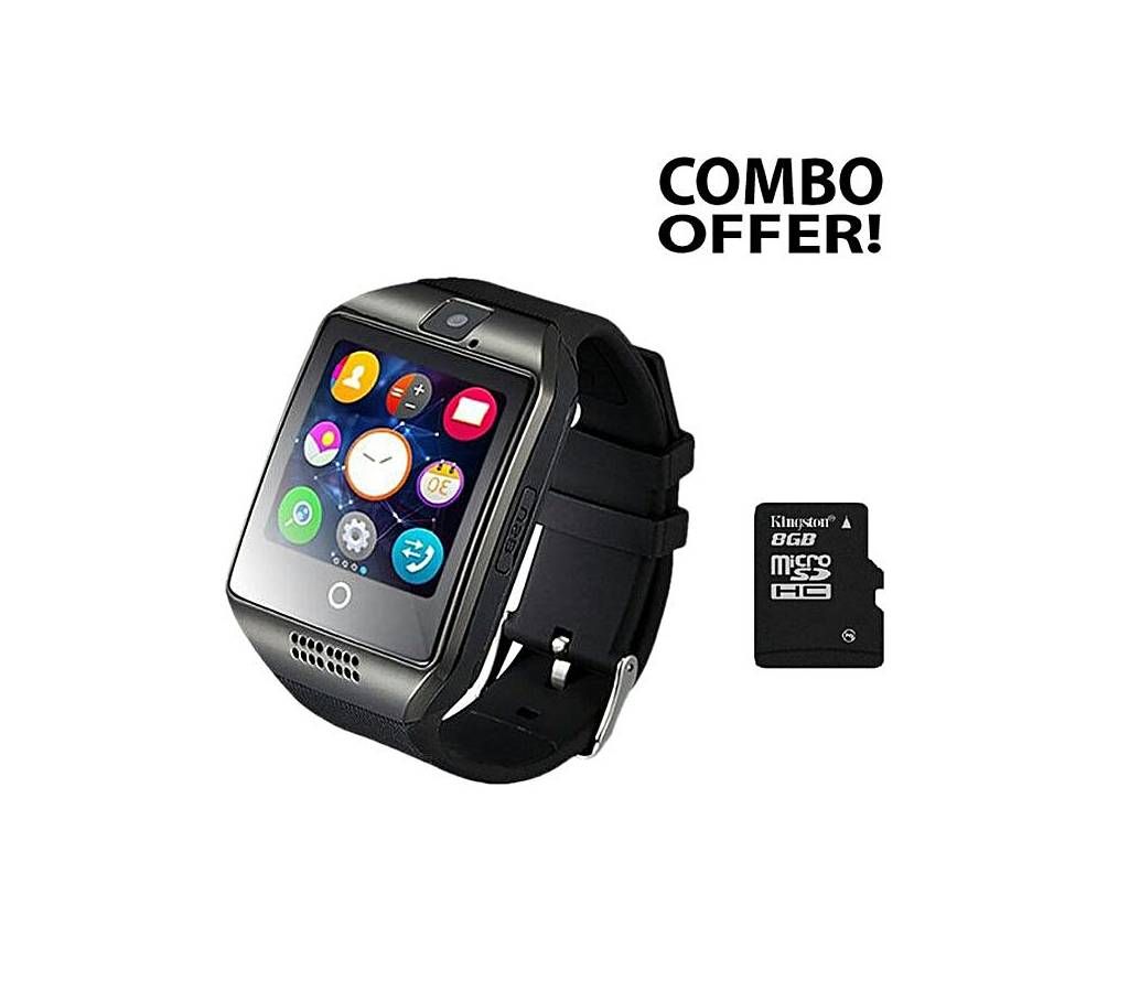 Combo Of 8GB TF Card and V8 Smart Watch