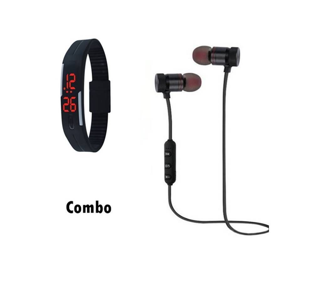 LED watch & Mini Bluetooth wireless 