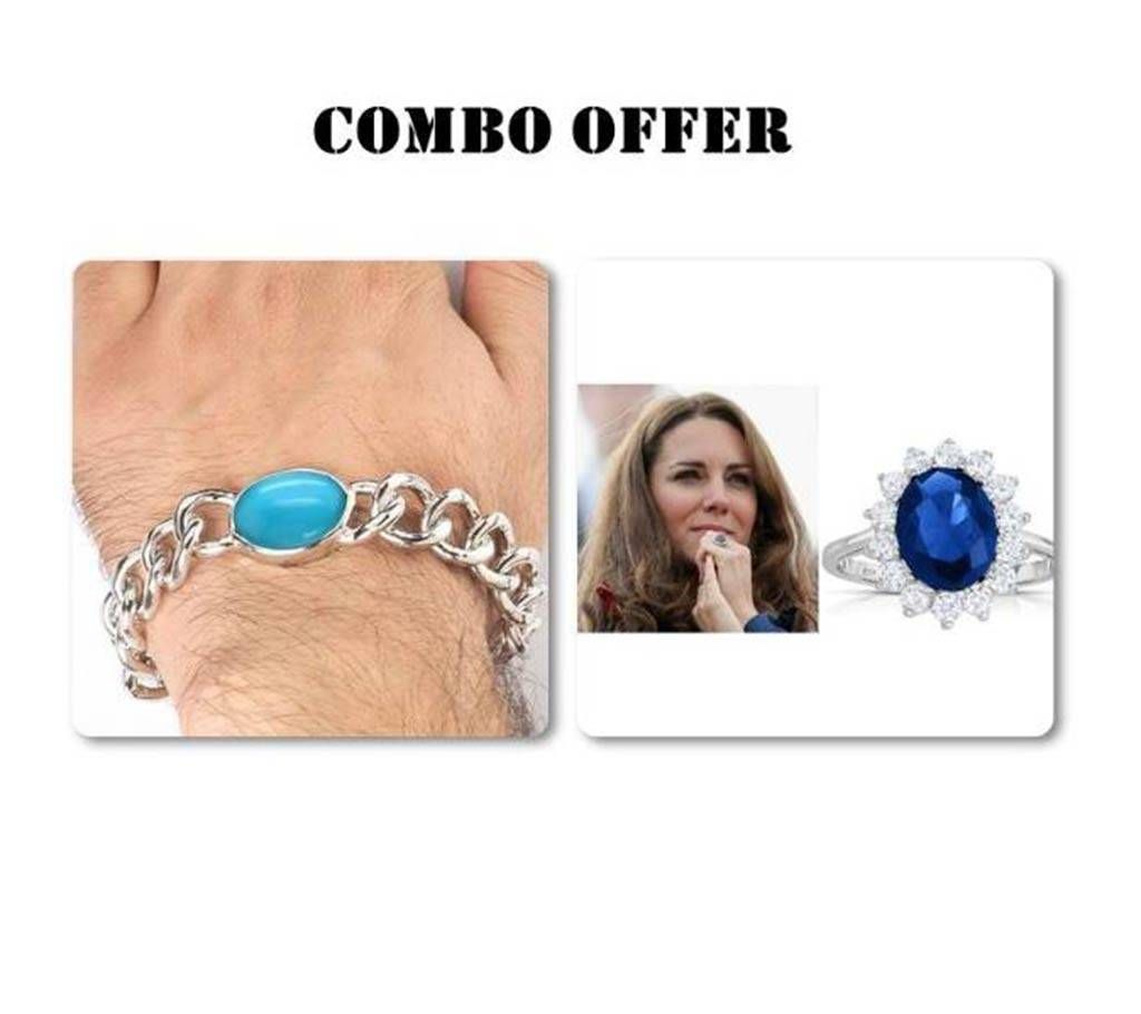 Combo offer Salman Khan Bracelet and Princess Diana Finger Ring 