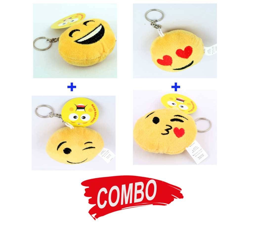 VINTAGE EMOJI KEY RING (4 Different Type) Combo Offer 