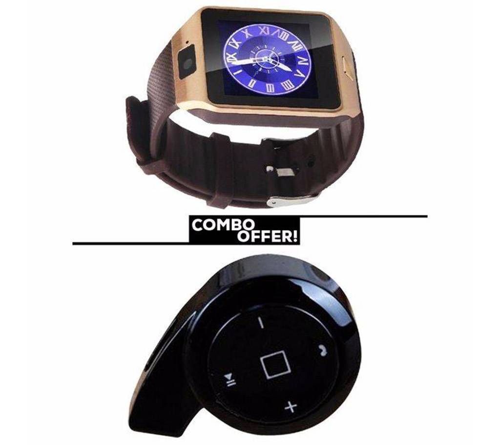 Smart Watch+Mini Bluetooth Combo Offer