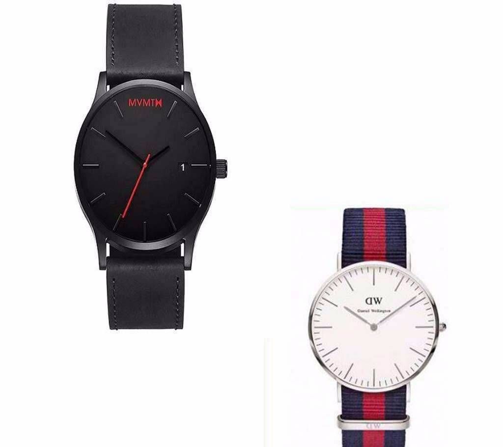 DW gents watch- copy+ MVMT gents watch copy combo 