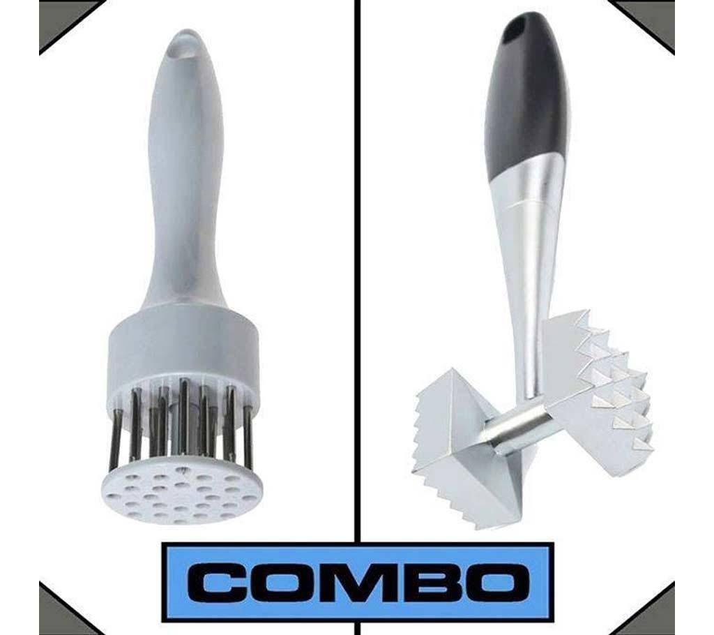 Meat Tenderizer + Meat Hammer Combo