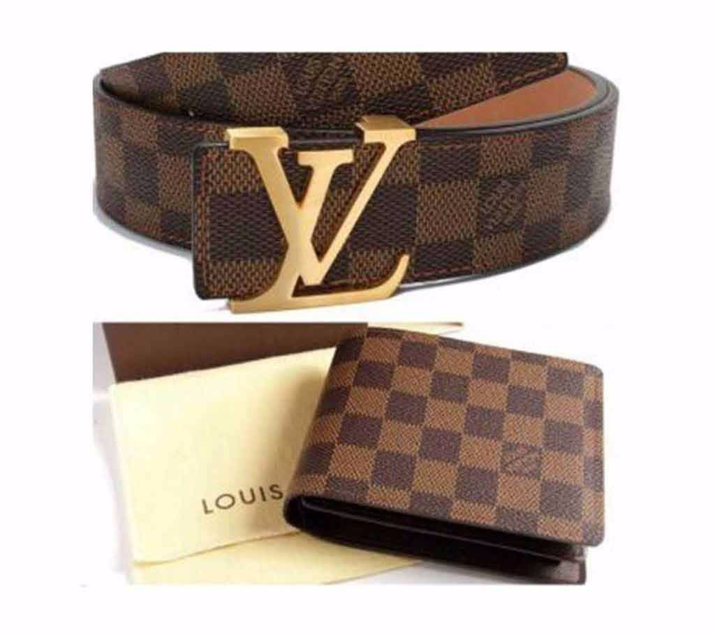 Louis Vuitton gents Belt & Wallet (copy)