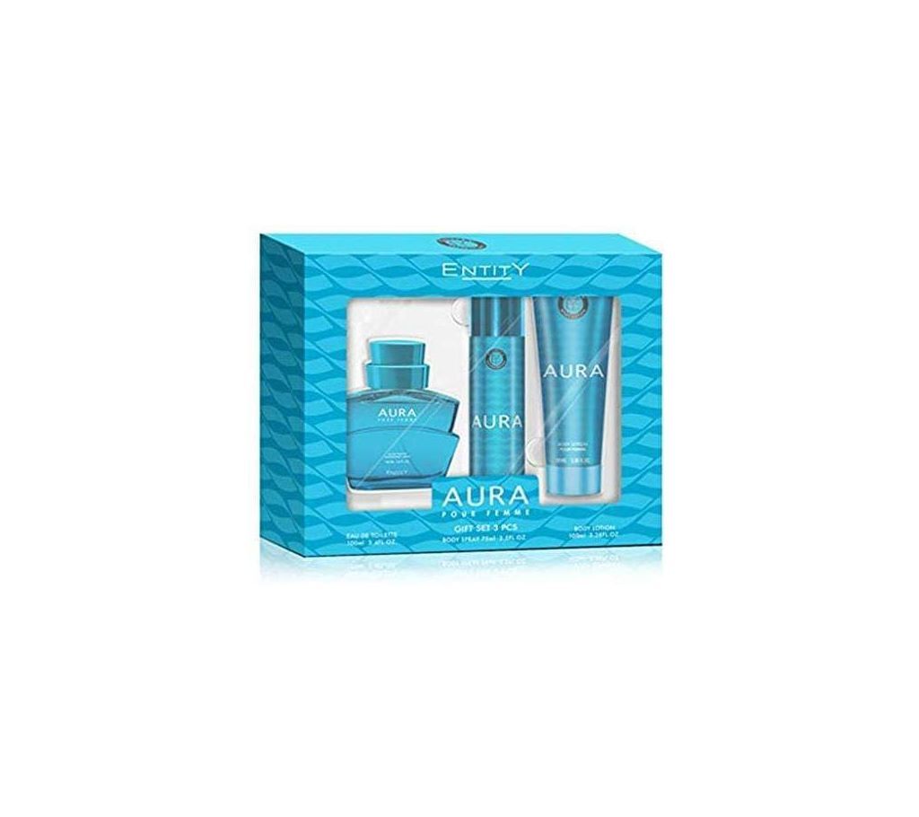 Entity Aura Gift Set For Women 3Pcs  275ml-UK