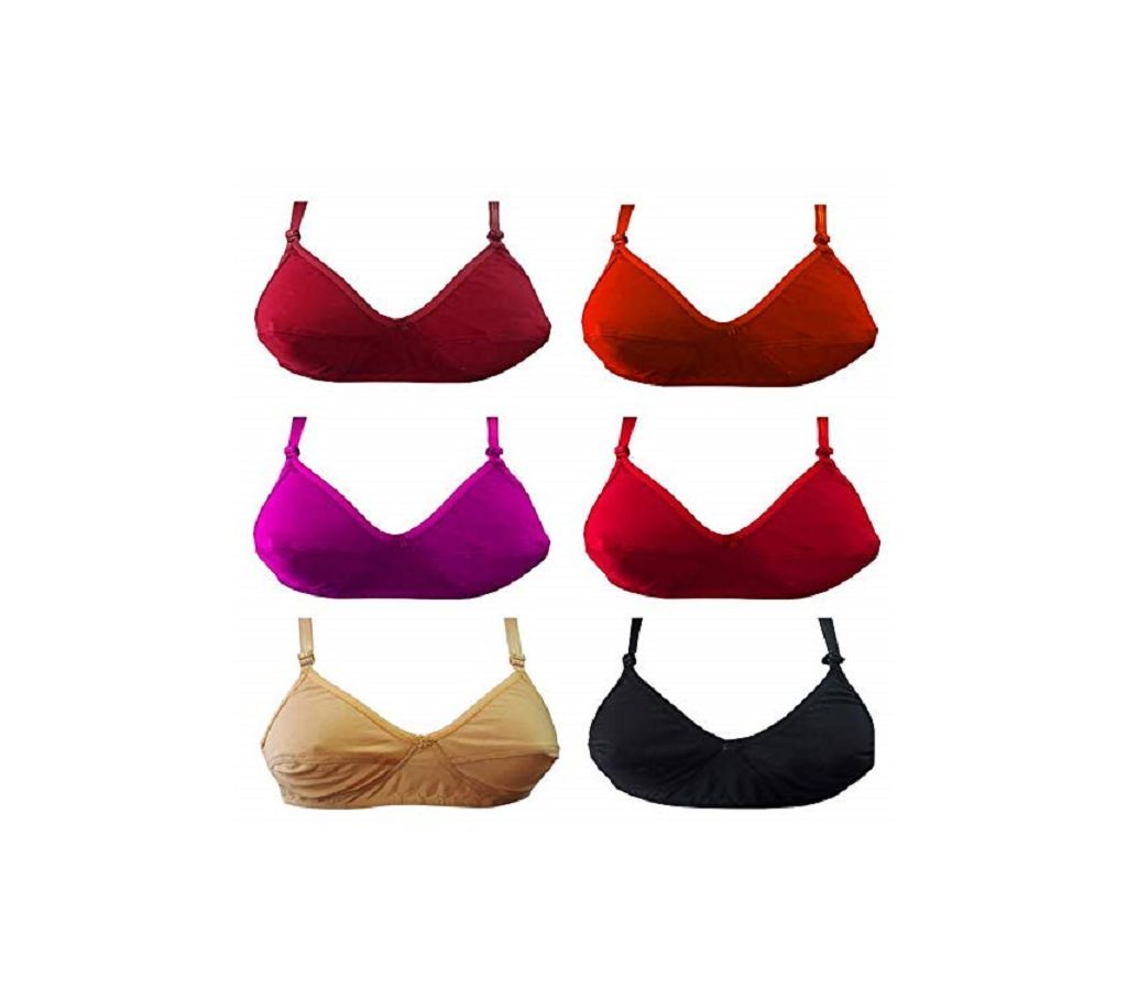 Multicolor Cotton Air Bra For Women 9Pieces.,/.,,