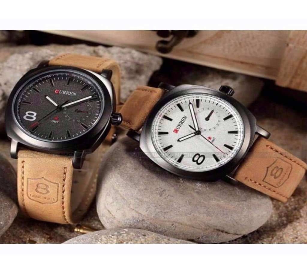 Curren Wrist Watch 2 Pieces Combo