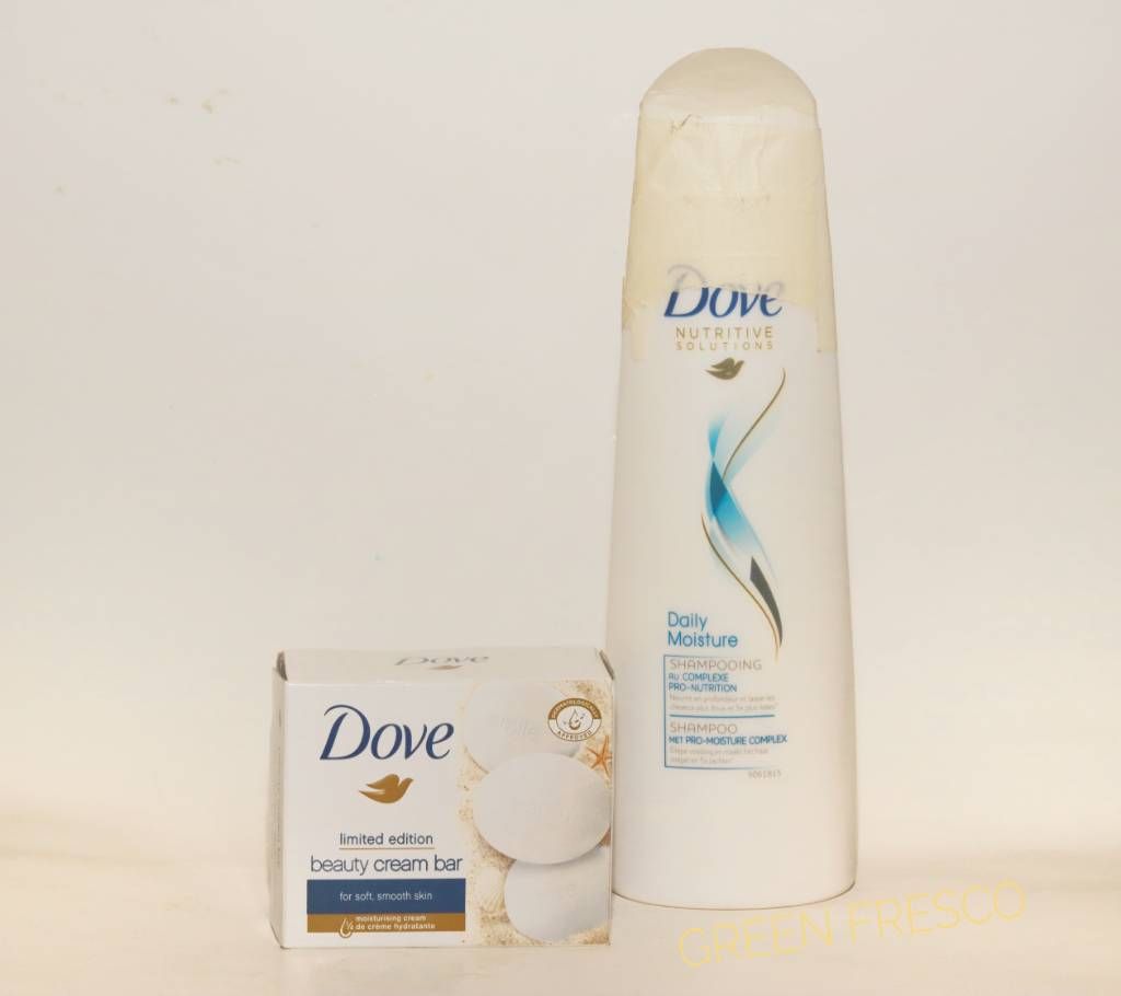 Dove Nutritive Solutions Daily Moisture Shampoo with beauty soap (France)