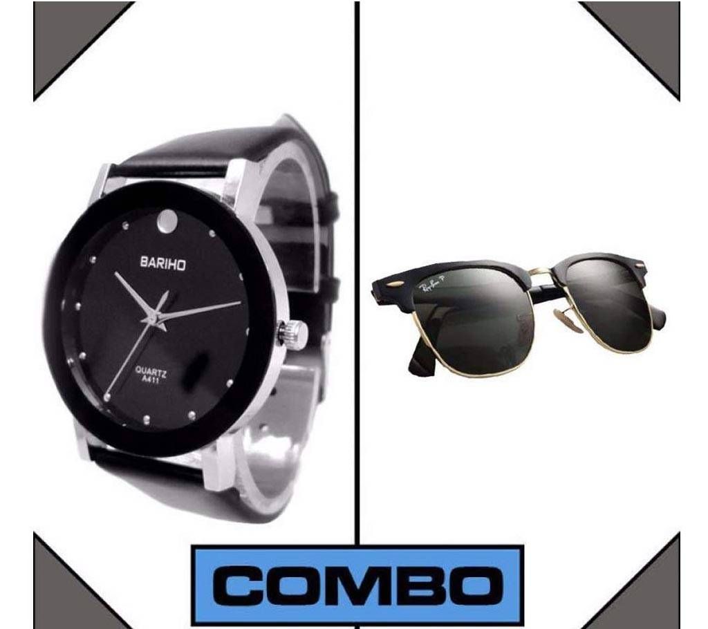 Ray-Ban sunglass + Bariho watch copy