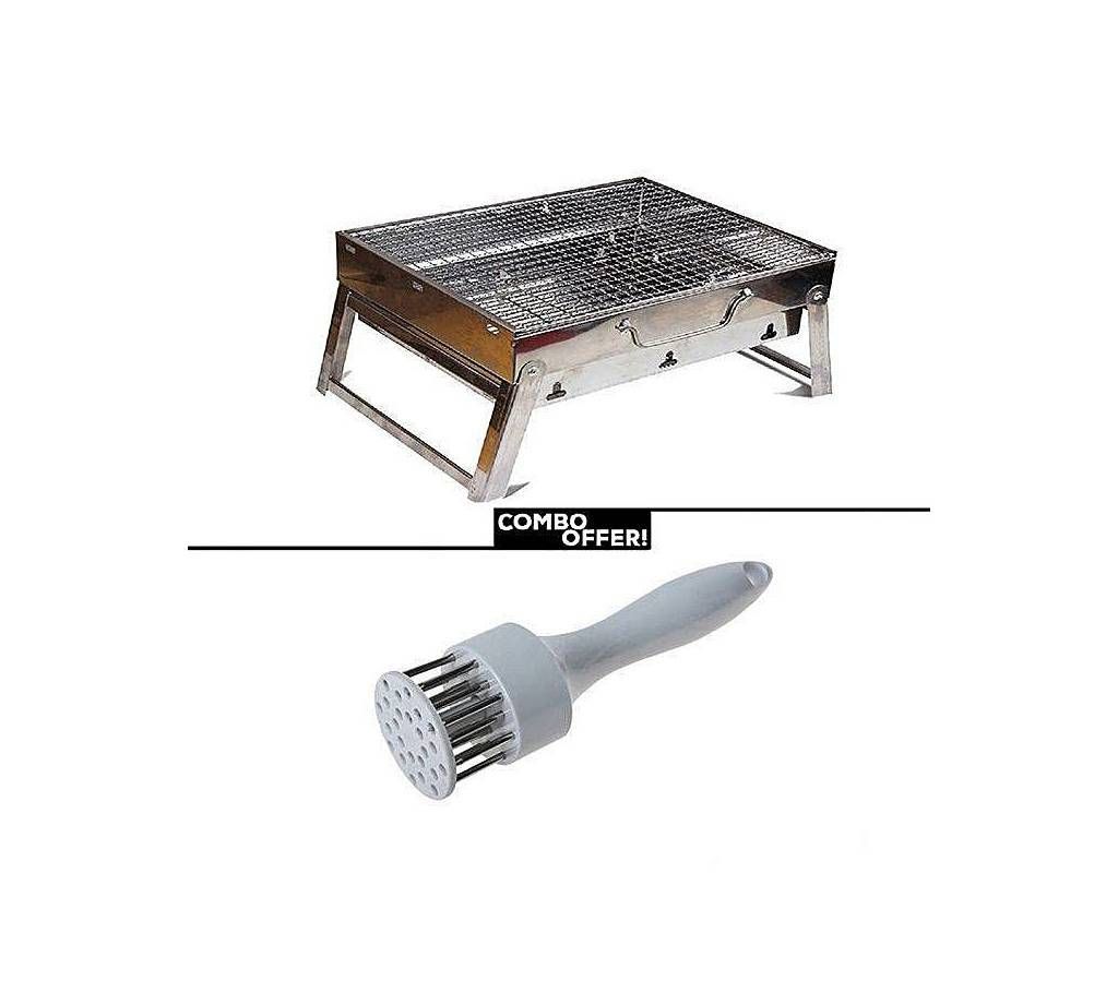 BBQ Grill & Meet Tenderizer Combo 