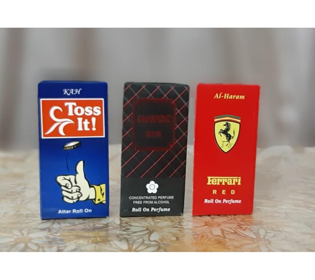  3pcs Perfume Combo Offer( Ferrai, Havoc & Tossit)-6ml-France