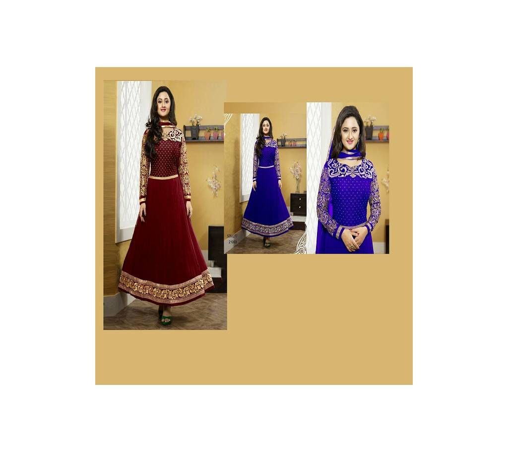 Combo of 2 Set Unstiched block printed Rajdhani voyel cotton salwar kameez