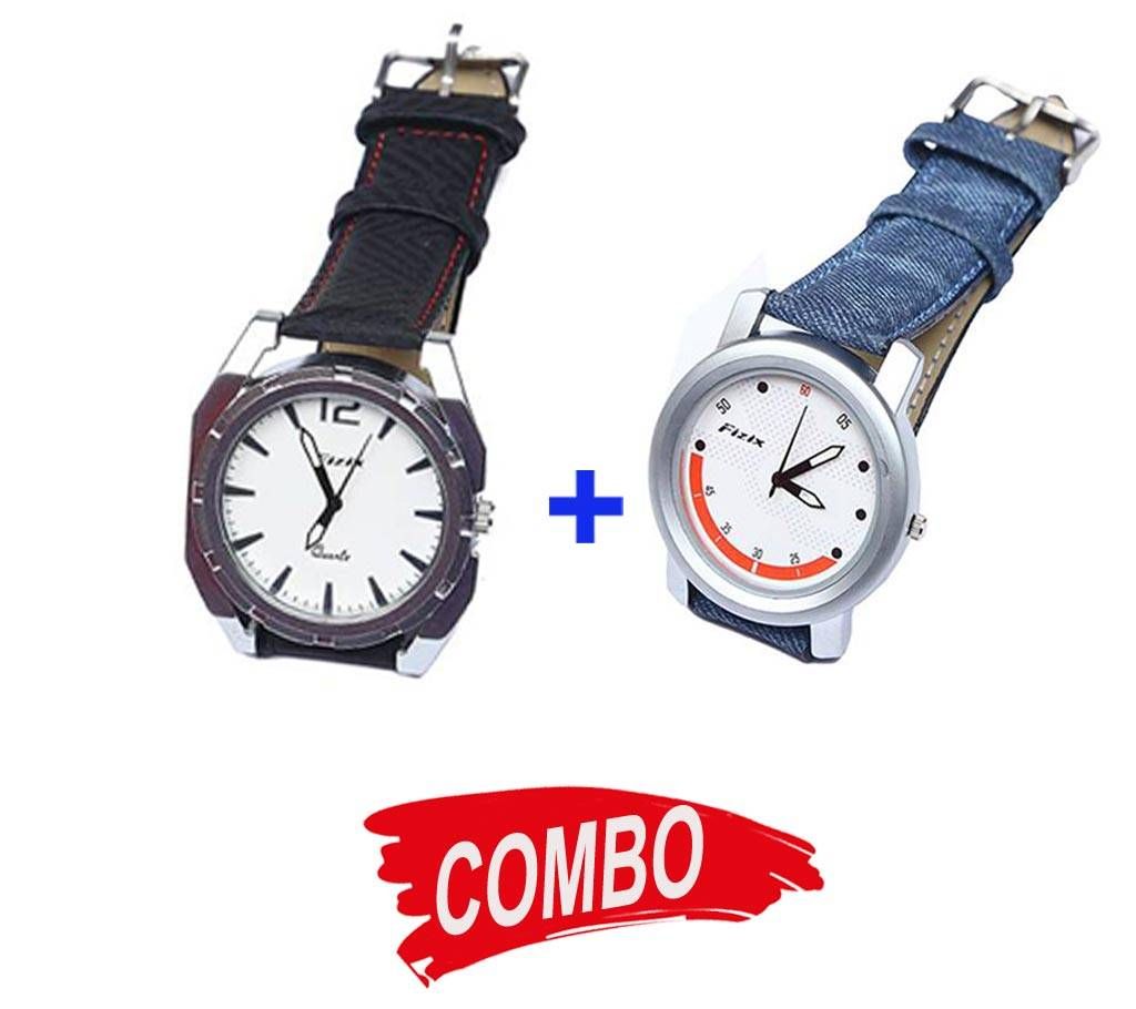 Fizix FZX02801-0027 Watch For Men (Copy) + Fizix FZX02801-0033 Watch For Men (Copy) Combo Offer
