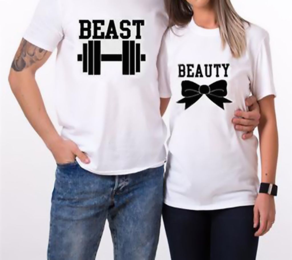 Couple Round Neck t-shirt Combo Pack