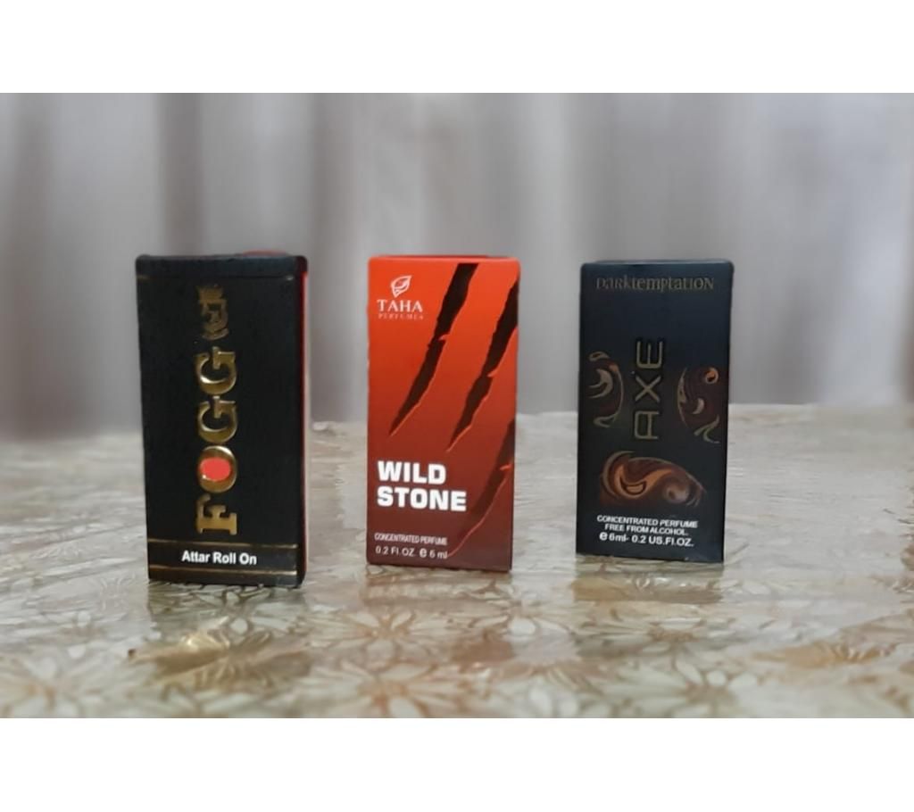 3 pcs Concentrated Perfume (Attor) Combo Offer 