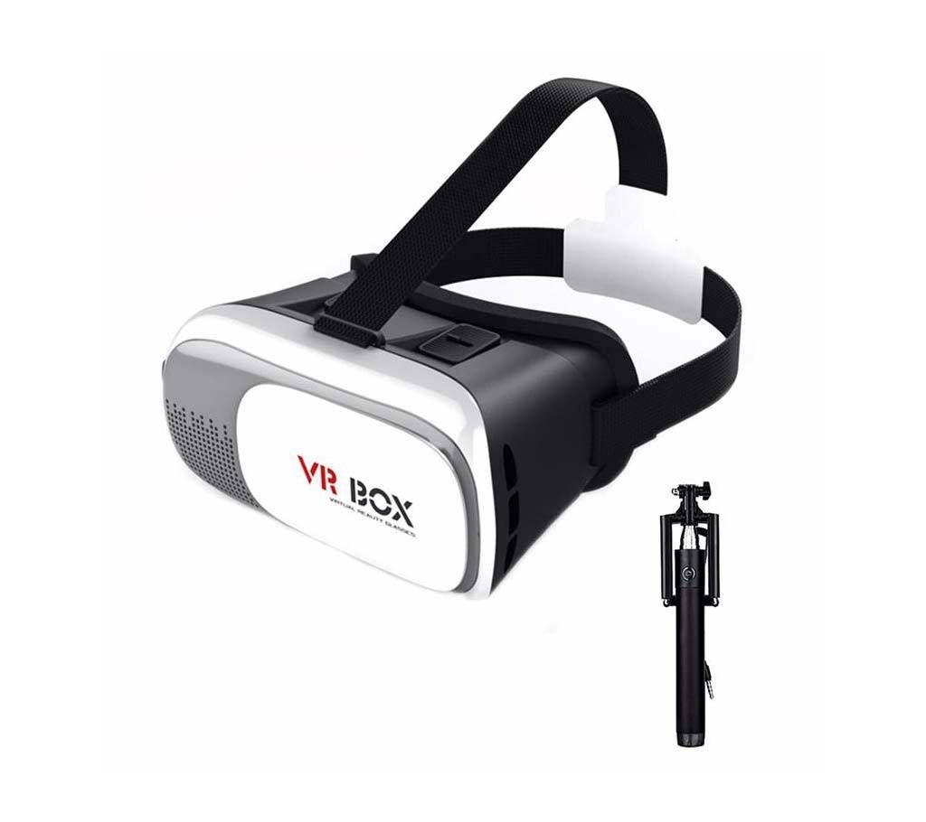 Combo Offer of VR Box 2.0 and Selfie Sti