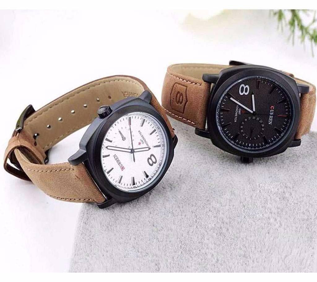 Combo of CURREN Gents Wrist Watch 
