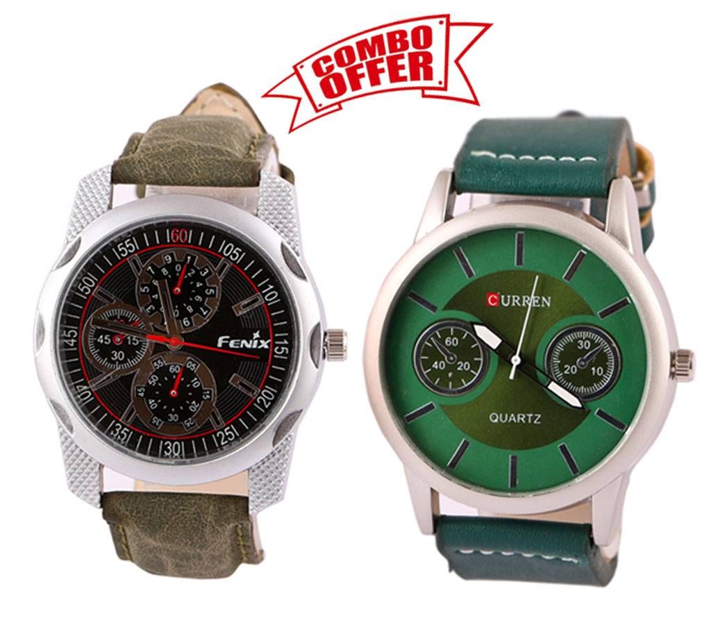 Men's Wrist Watch Combo Offer 