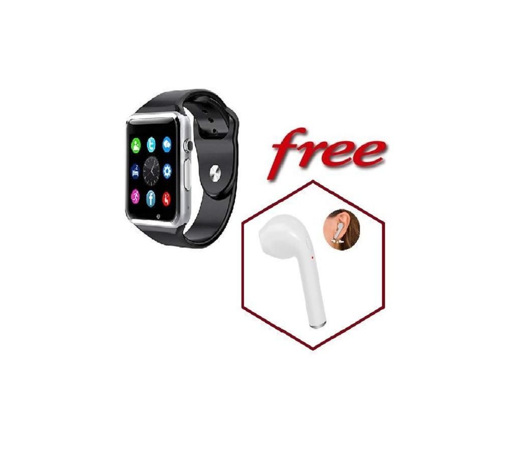 A1 Smart Watch iOS and i7 Bluetooth Headset