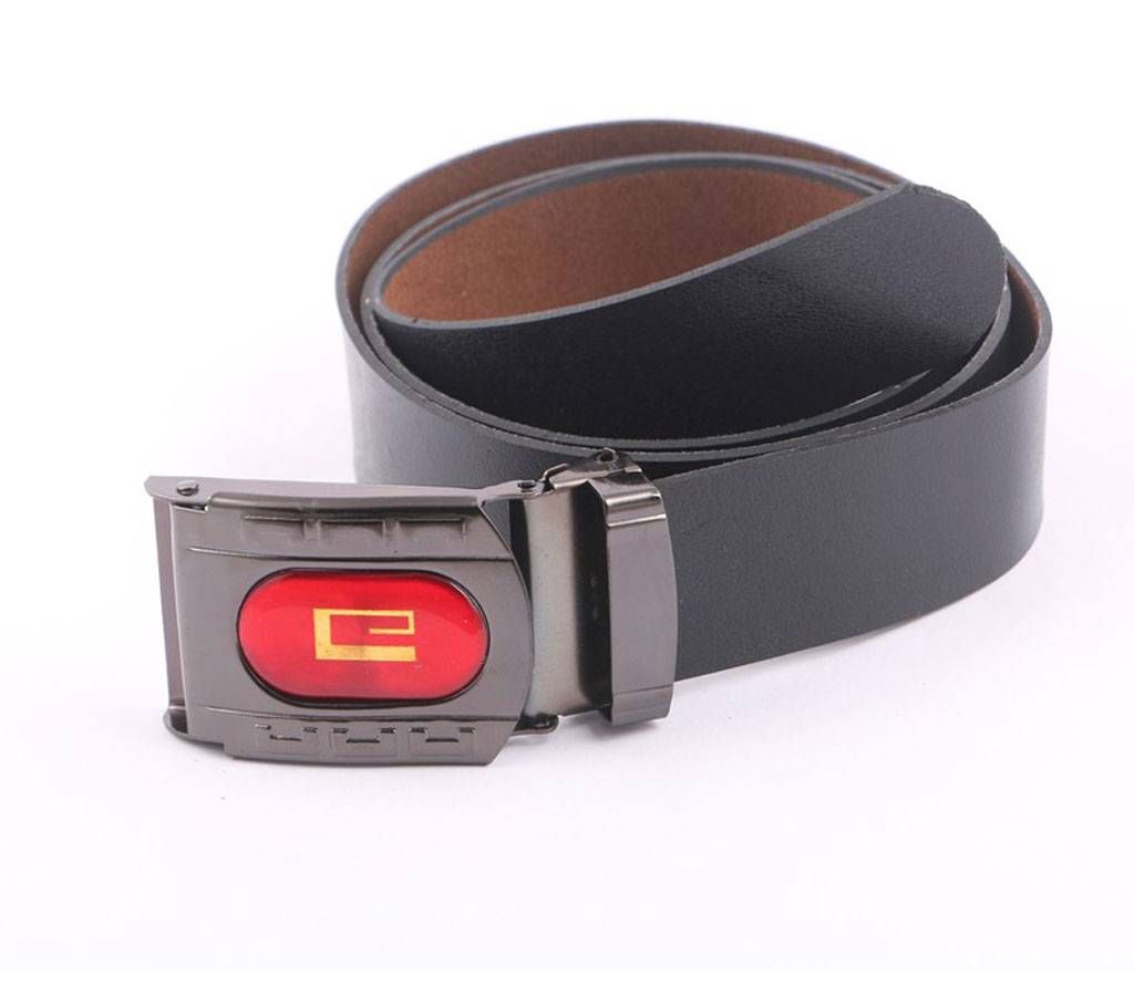 Black Casual Belt And Wallet For Men