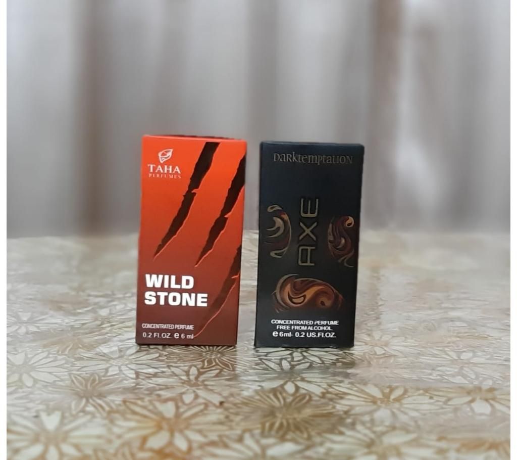 2 pcs Concentrated Perfume (Attor) Combo Offer -6ml-France
