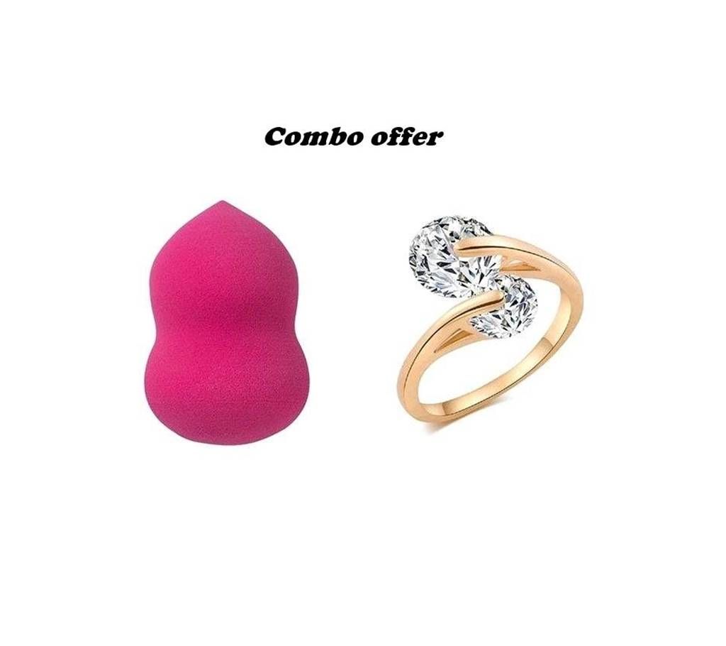 Combo Of Mekeup Balender and Finger Ring for Women