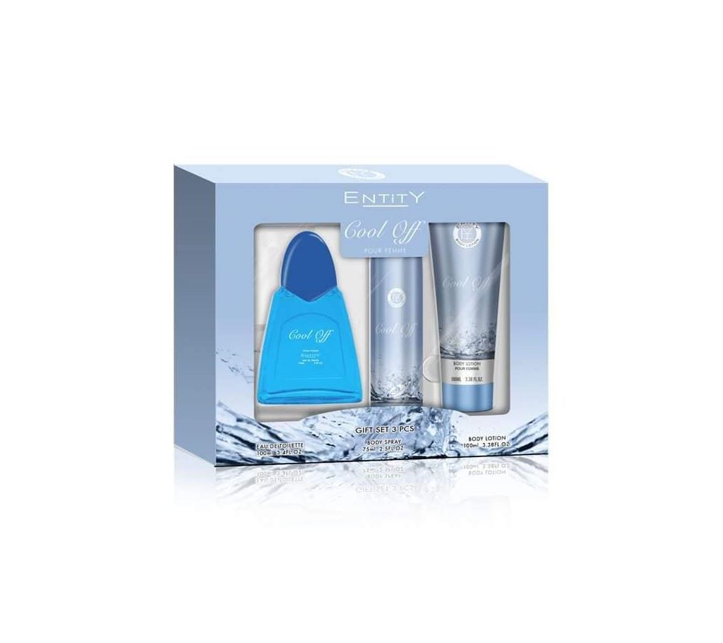 Entity Cool Off Gift Set For Women-3 Pcs-275ml-UK