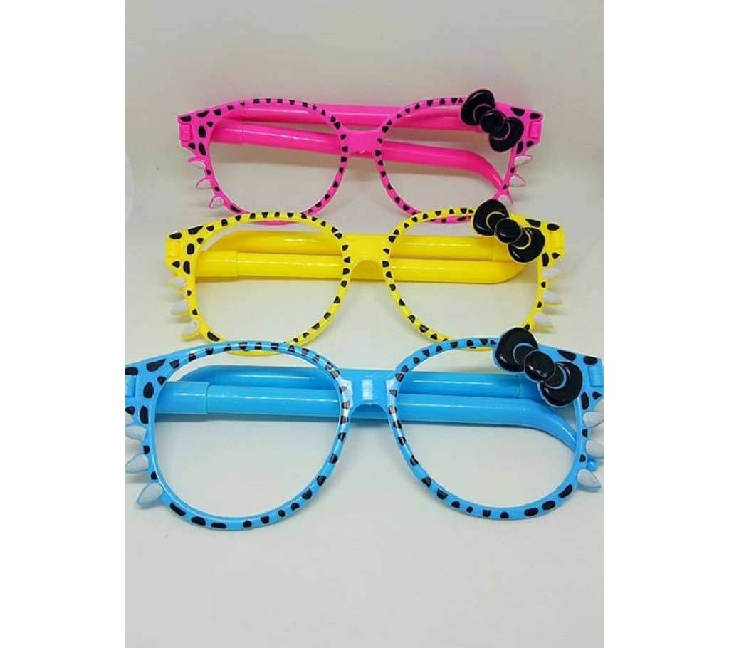 3pcs Hello kitty Spectacles frame pen combo