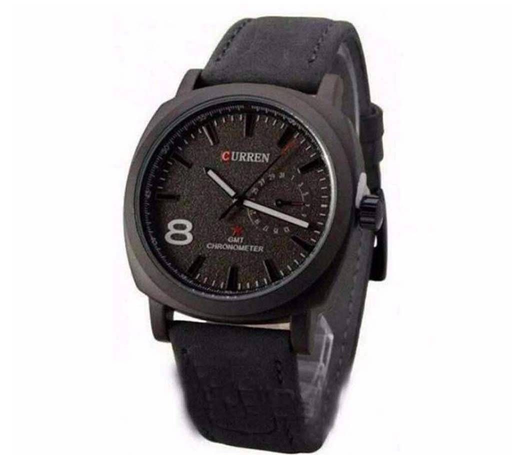 curren-demo-chronograph-watch + levis-leather-menz-wallet