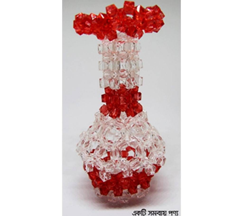 Crystal Flower vase Combo - 5 pcs (Coxbazar)