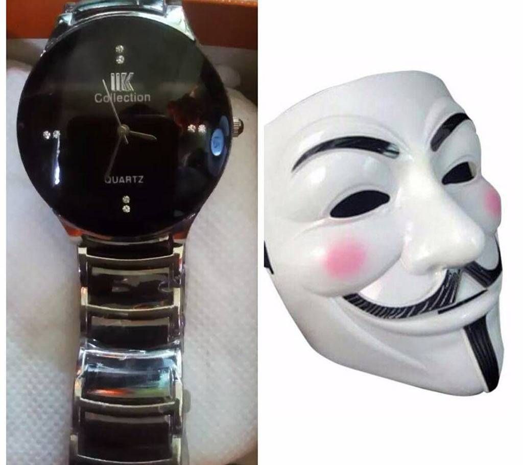 Gents Watch (copy)+Anonymous Mask 