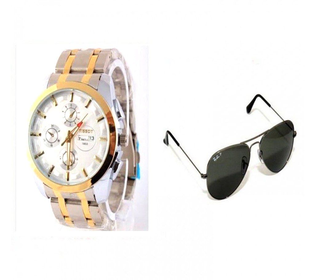 Ray Ban sunglass (copy)+Tissot watch combo offer 