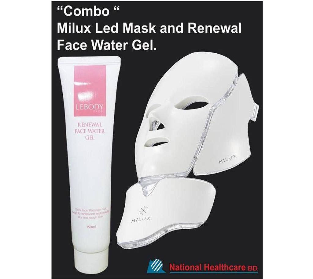 Combo price : Milux Led Mask + renewal face water gel