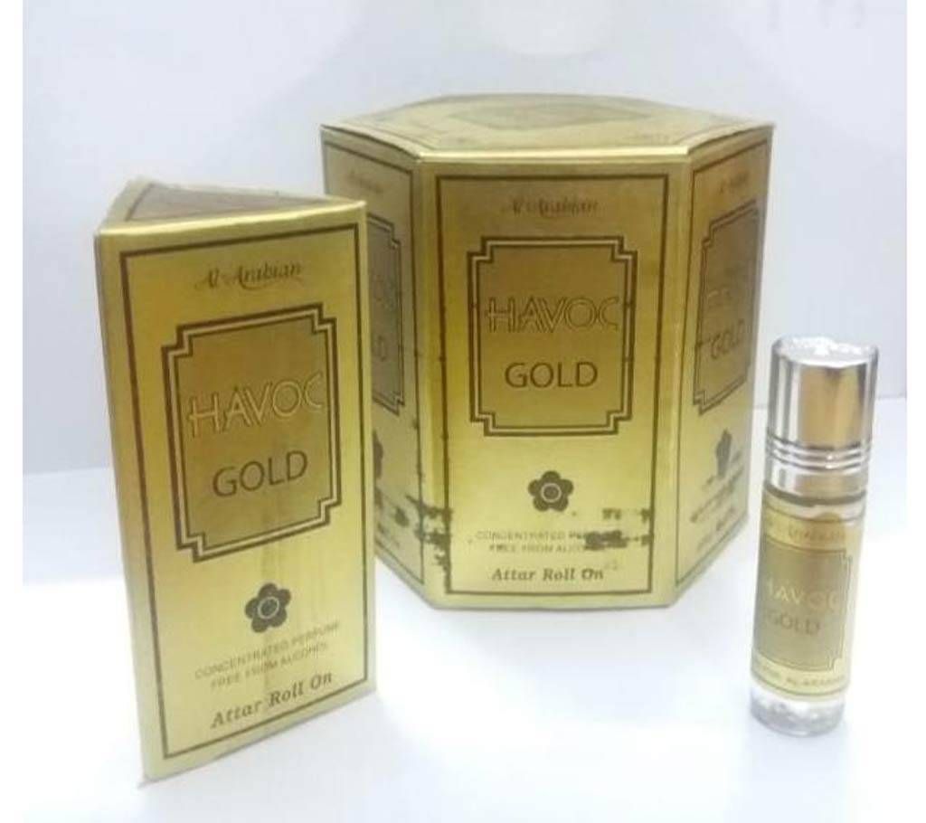 Havoc Gold Mini Perfume 6ml - 6pcs Combo
