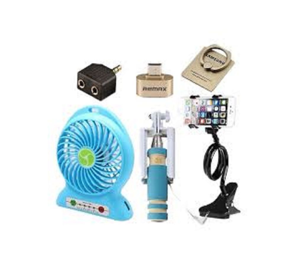 Mobile Accessories Power Pack - 6 In 1 Deal