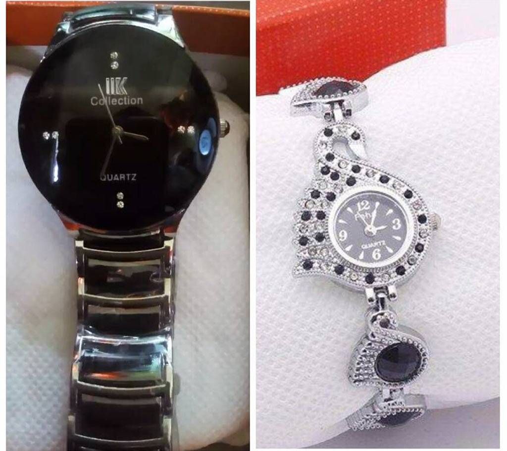 Gents Watch-copy+Peacock Watch For Women Combo 